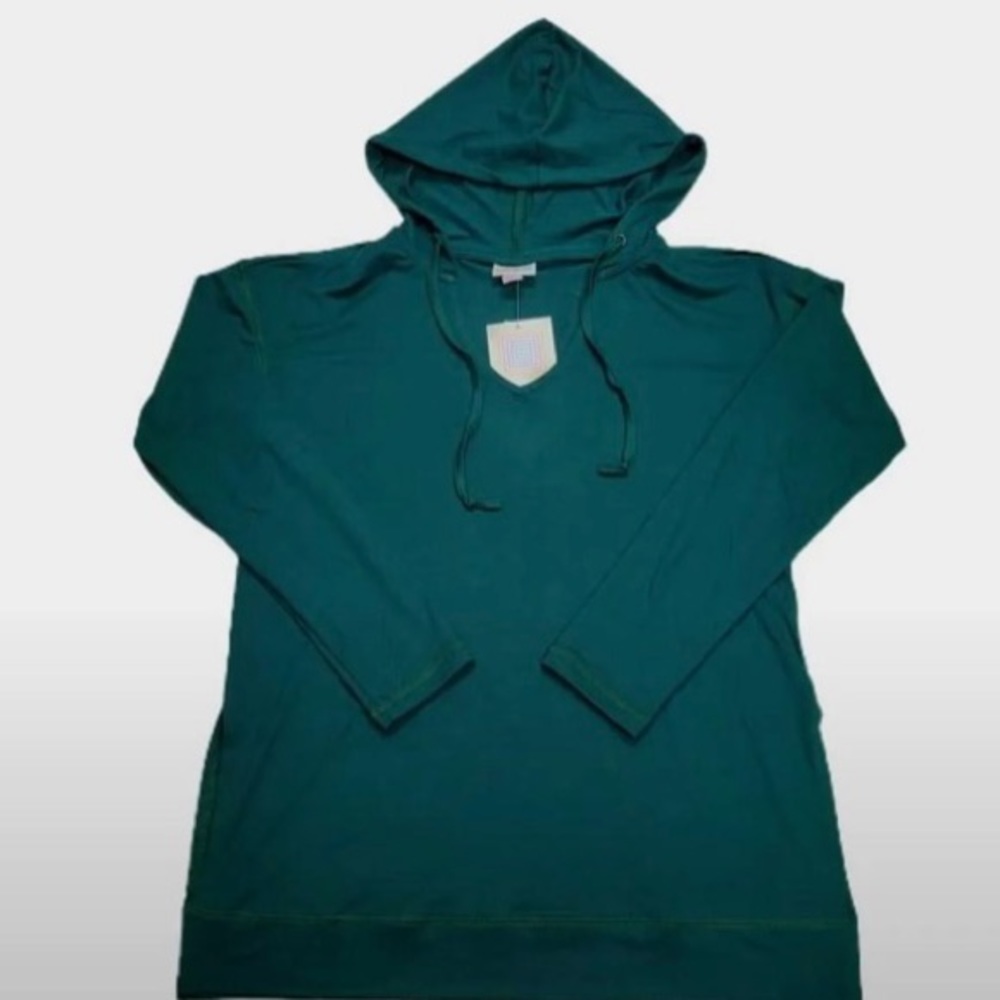 Lularoe NWT S Eliza Hooded Top 💚